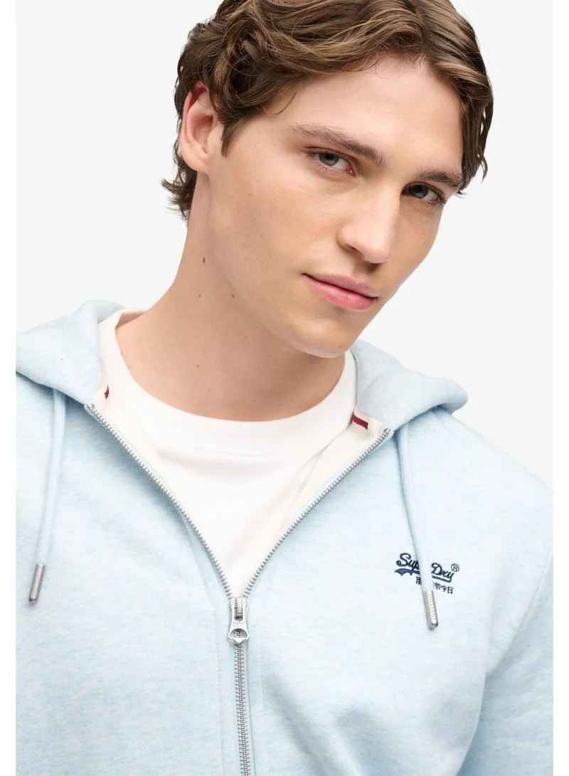 Superdry  Essential Logo Half Brushed Zip Hoodie for Men | Best Price UAE