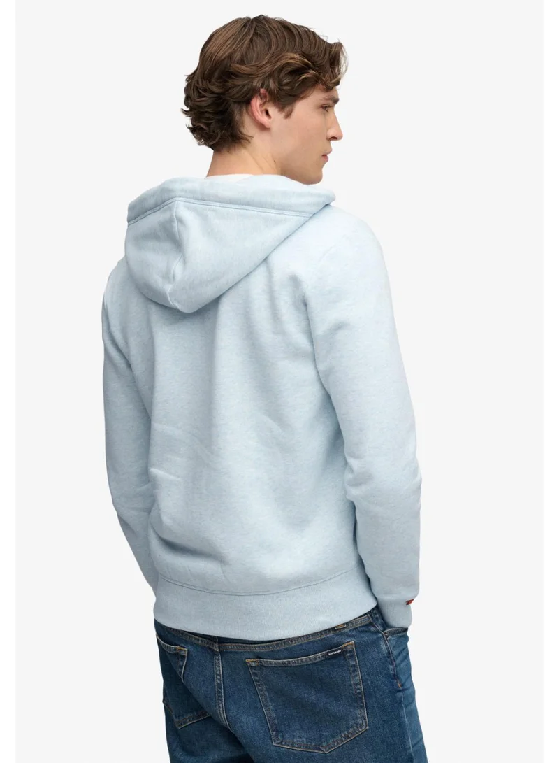 Superdry  Essential Logo Half Brushed Zip Hoodie for Men | Best Price UAE