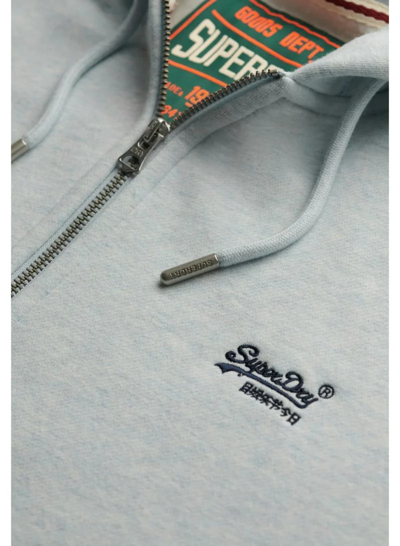 Superdry  Essential Logo Half Brushed Zip Hoodie for Men | Best Price UAE