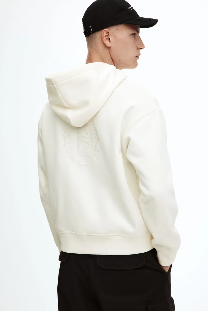 H&M  Loose Fit Zip-through hoodie for Men | Best Price UAE