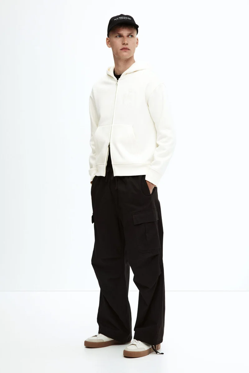 H&M Loose Fit Zip-through hoodie