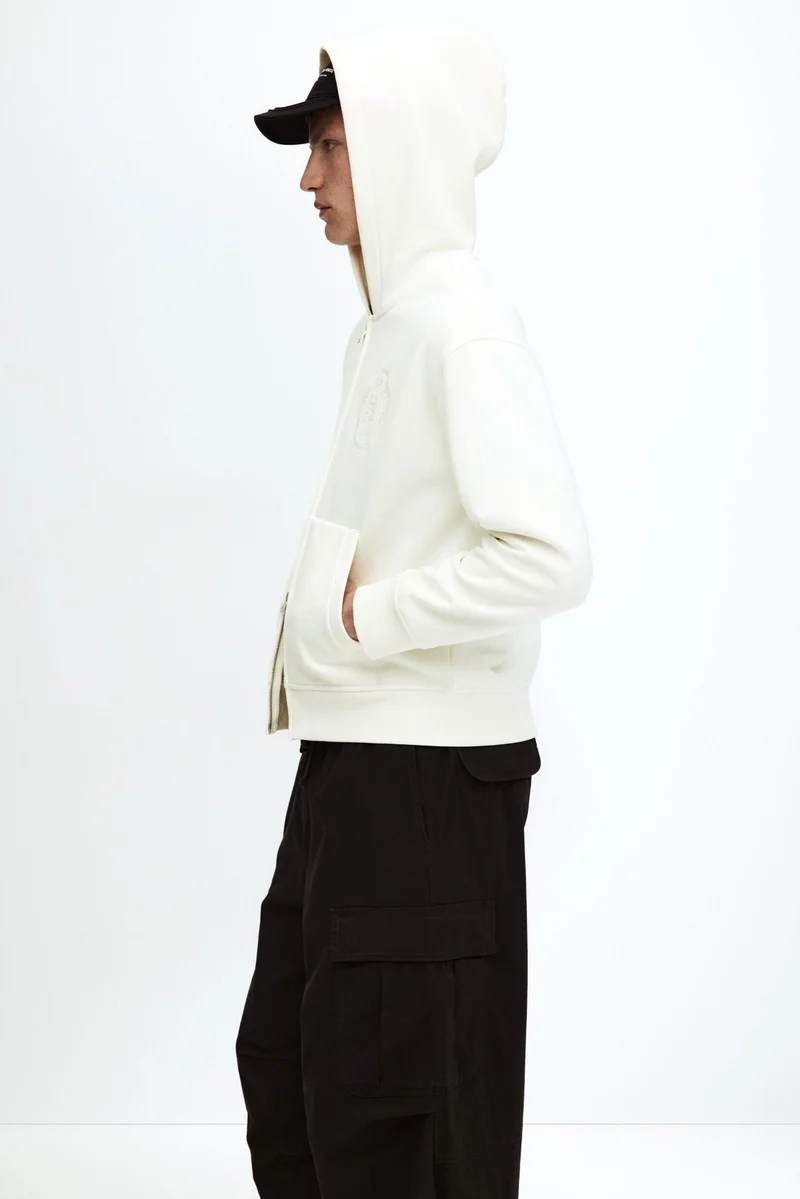 H&M  Loose Fit Zip-through hoodie for Men | Best Price UAE