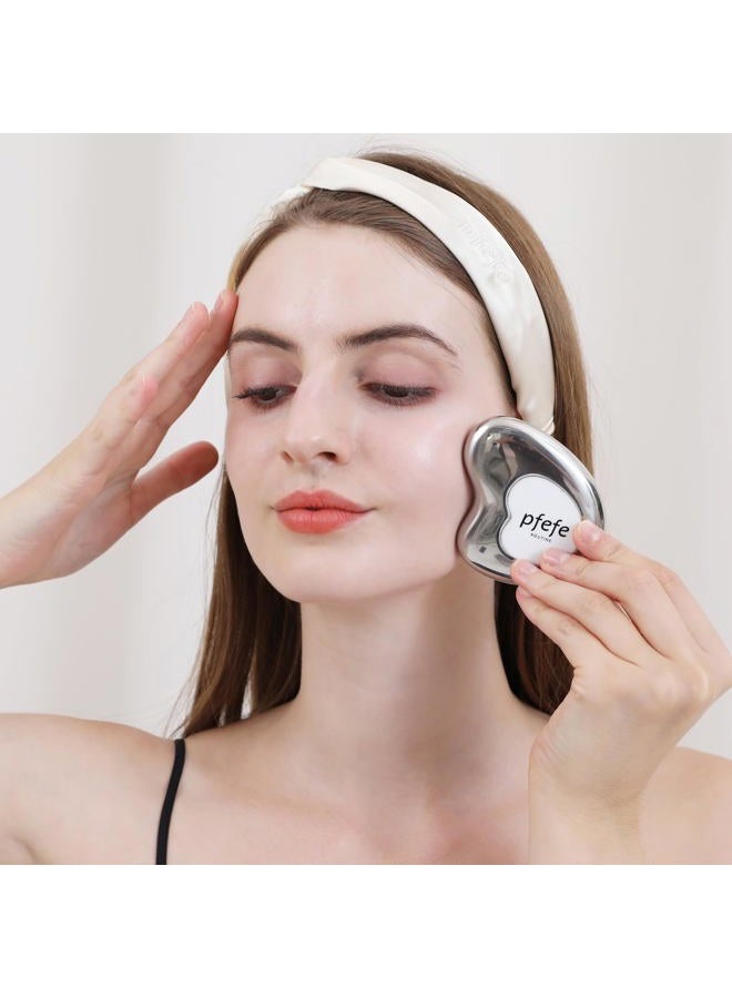 pfefe Stainless Steel Cryo Gua Sha - Gua Sha Facial Beauty Tools - Metal Skin Care Gua Sha for Body SPA Face Neck Eye - Image 5