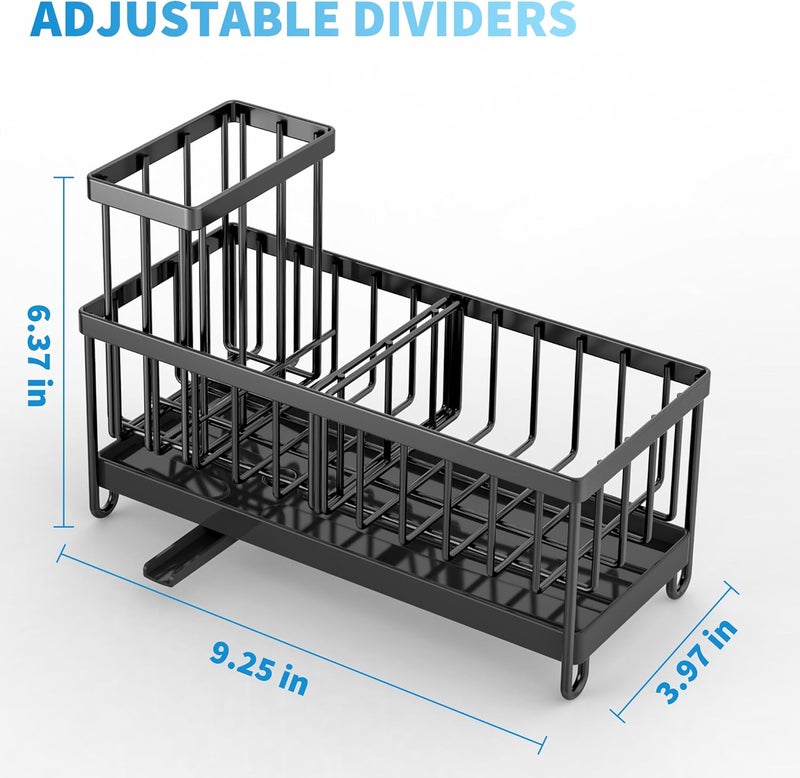 Cisily Kitchen Sink Sponge Holder Caddy - Image 5