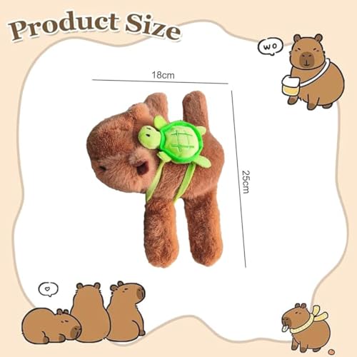 Aeenioy Capybara Plush Toy, 15cm Cute Capybara Gifts for Girls and Boys, Soft and Fluffy Capybara Stuffed Animal, Perfect for Birthday Gifts, Classroom Prizes, and Home Decor - Image 2