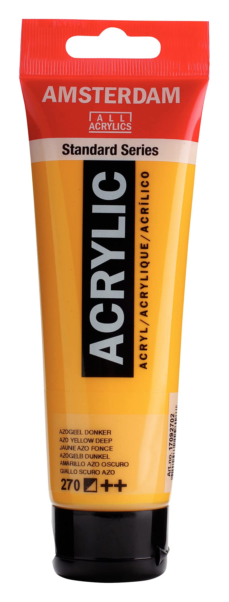 Amsterdam Standard Series Acrylic Tube 120ml Azo Yellow Deep 270 (17092702) - Image 2