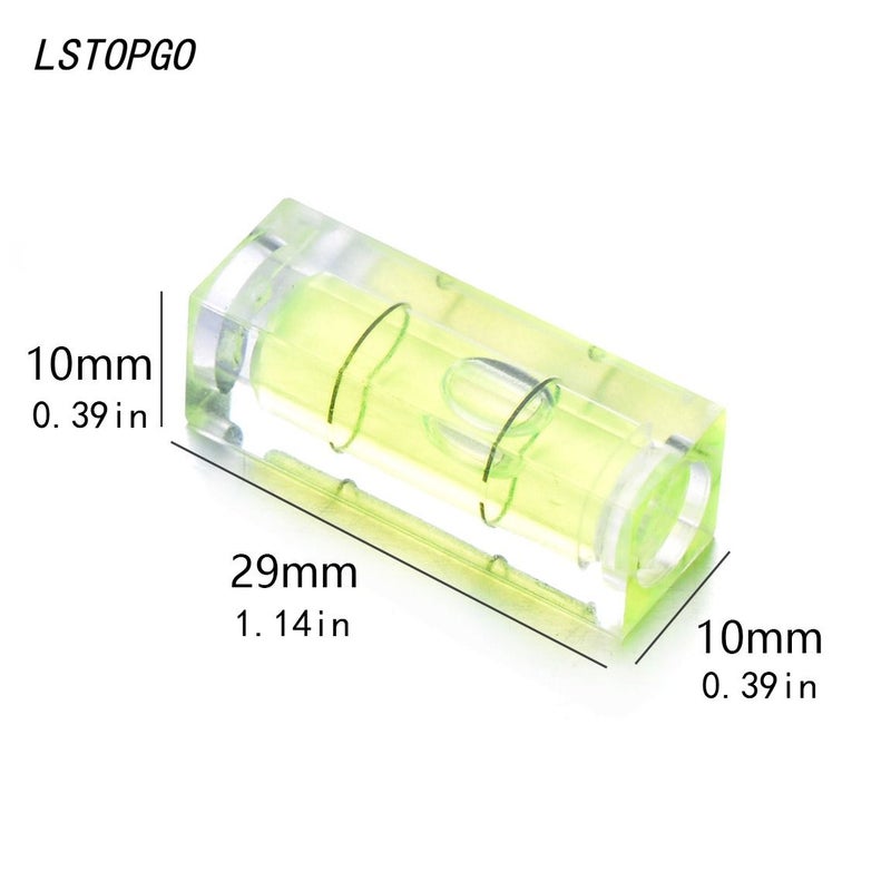 6pcs Mini Square Level Bubbles Set High Precision Woodworking Balance Measure - Image 2