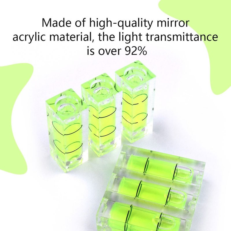 6pcs Mini Square Level Bubbles Set High Precision Woodworking Balance Measure - Image 5