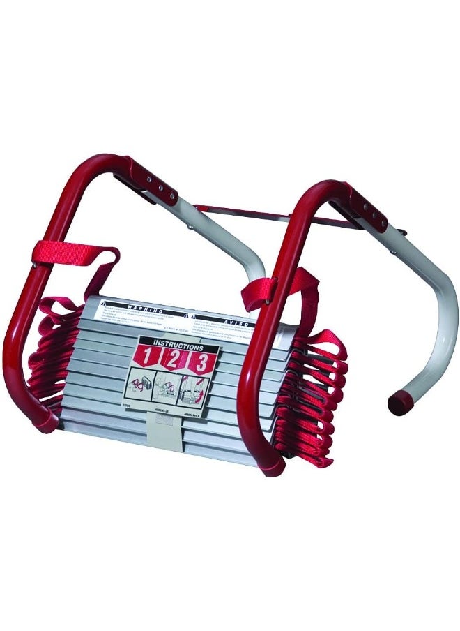Kidde Fire Escape Ladder, 2-Story Rope Ladder, Extends to 13-Feet, Anti-Slip Rungs  - Image 2