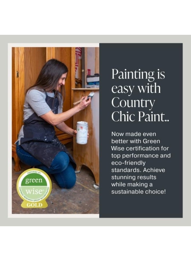 Country Chic Paint Chalk Style - for Furniture, Home Decor, Crafts - Eco-Friendly - All-in-One - No Wax Needed (Cranberry Sauce [red], Sample (4 oz))  - Image 5
