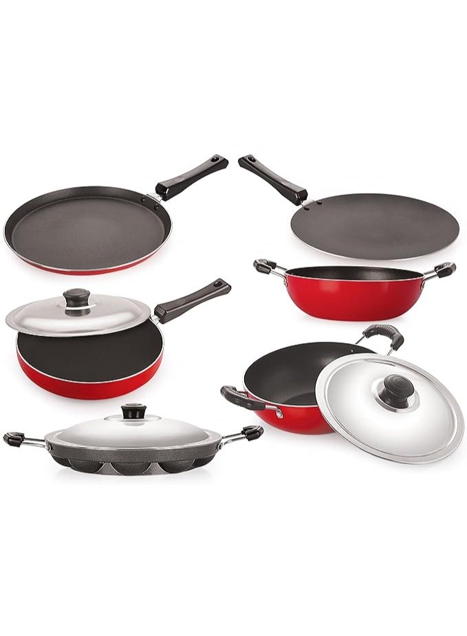Nirlon Non-Stick Stain Resistance Aluminum Cookware Combo Set - Image 1