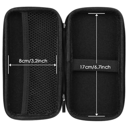 iMangoo Shockproof Travel Essentials Organizer Charger Case, Space-Optimized Small Zipper Electronics Accessories Pouch Tech Cord Cable Adapter Power Bank Storage for Women Men, 6.5x3.2x1 In (Mint) - Image 4