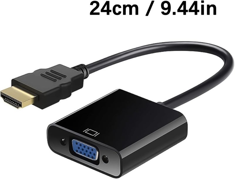 محول 1080P HDTV إلى VGA، موصل إخراج كمبيوتر، دونجل لأجهزة الكمبيوتر المحمولة وشاشات الكمبيوتر وأجهزة العرض، محول HDTV إلى VGA - Image 4