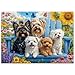 AEEKDOOK Garden Puppy Puzzles for Adults 1000 Pieces Jigsaw Puzzles 1000 Pieces for Adults Fun Puzzles with Letters On Back Challenging Game Toys Family Decoration Puzzle 197 276in - Image 2