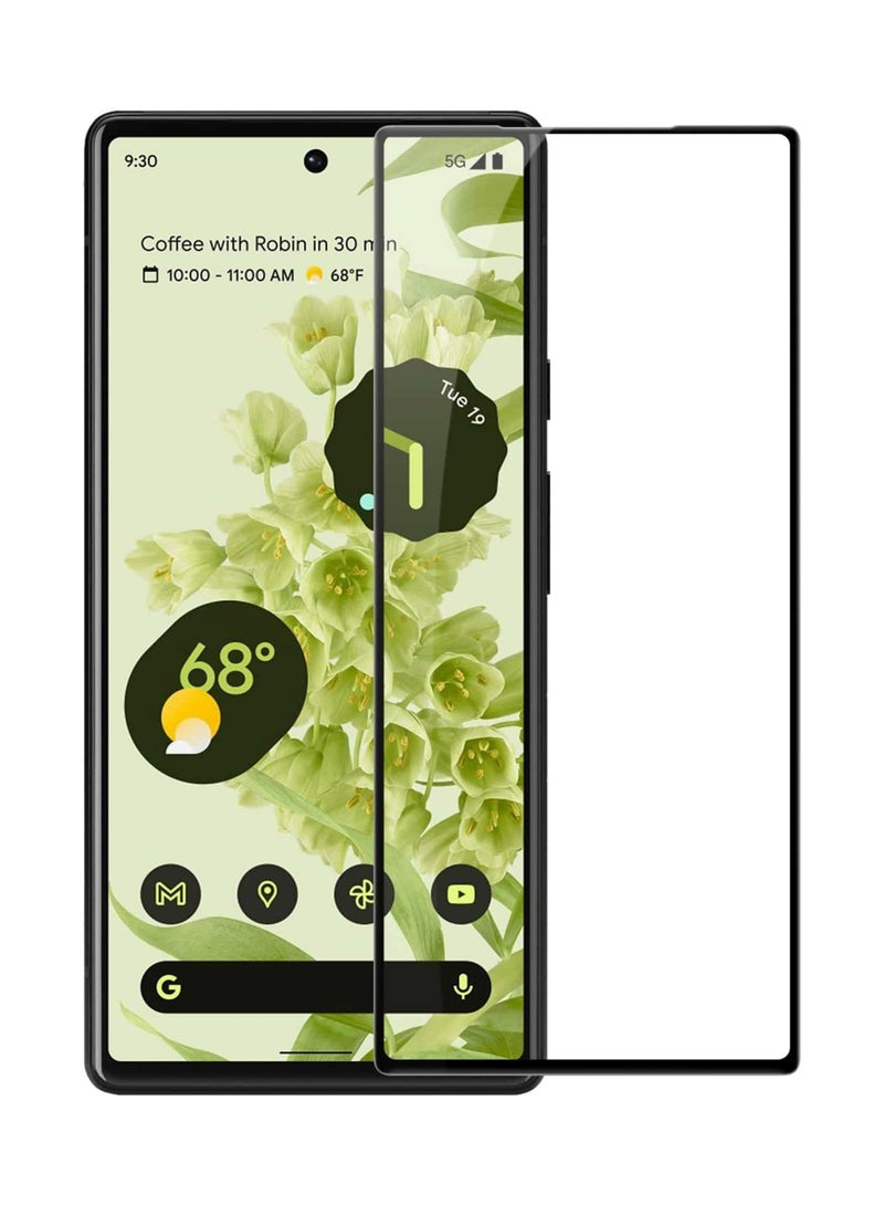 9D Screen Protector For Google Pixel 6 Full Glue Full Cover Screen Protector Tempered Glass Film - Image 1