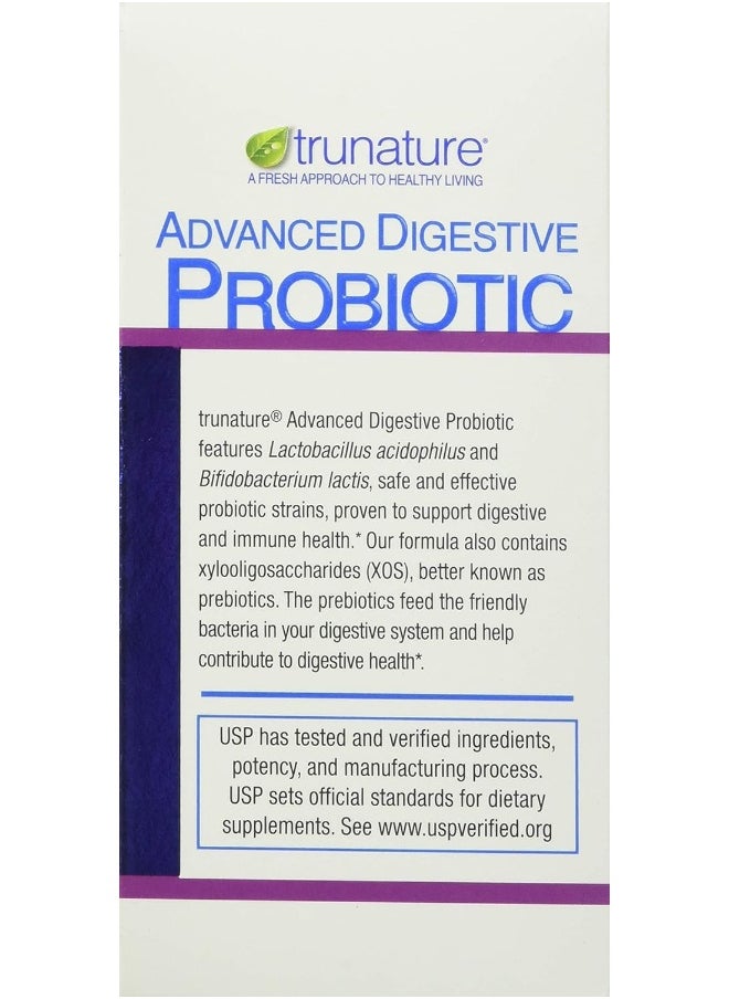 Trunature® ADVANCED Digestive Probiotic with 12 Strains & 100 Capsules