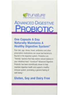 TruNature Trunature® ADVANCED Digestive Probiotic with 12 Strains & 100 Capsules  - Image 3