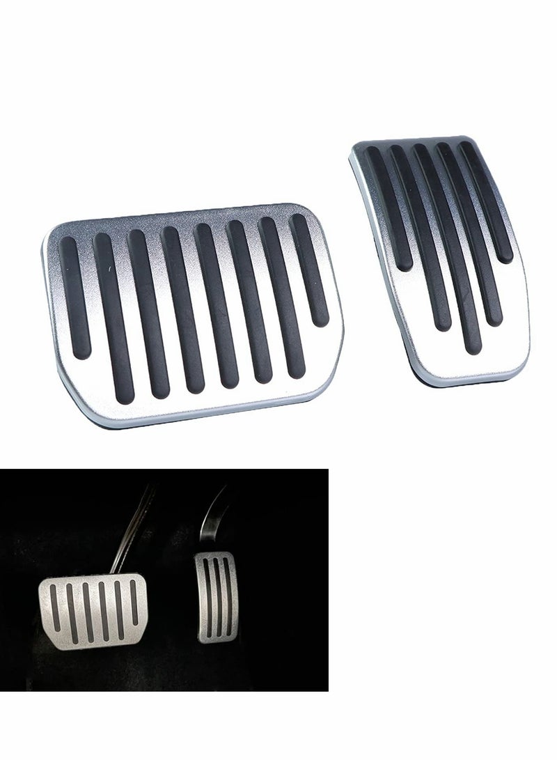 Tesla Model 3/Y Aluminum Alloy Non-Slip Replacement Accelerator and Brake Pedals for Enhanced Driving Safety and Comfort - Image 1