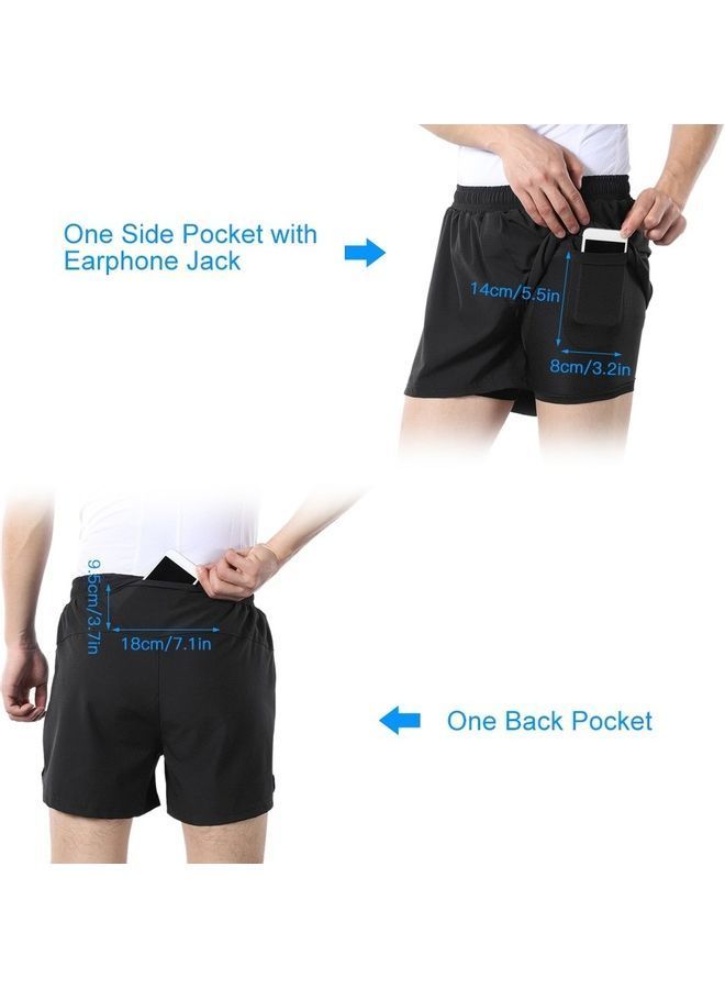 NIBEMINENT Gym Workout Shorts M  - Image 2