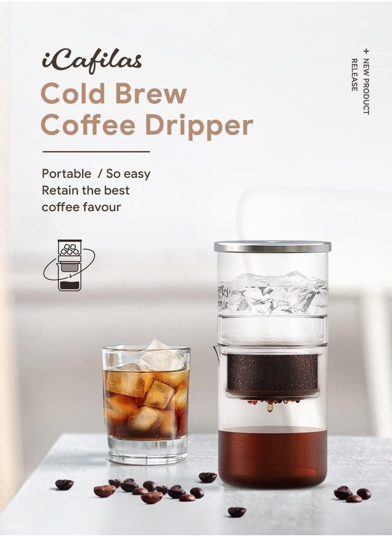 i cafilas - 2-in-1 Cold Brew Dripper Cold Brew Coffee Maker - Image 1