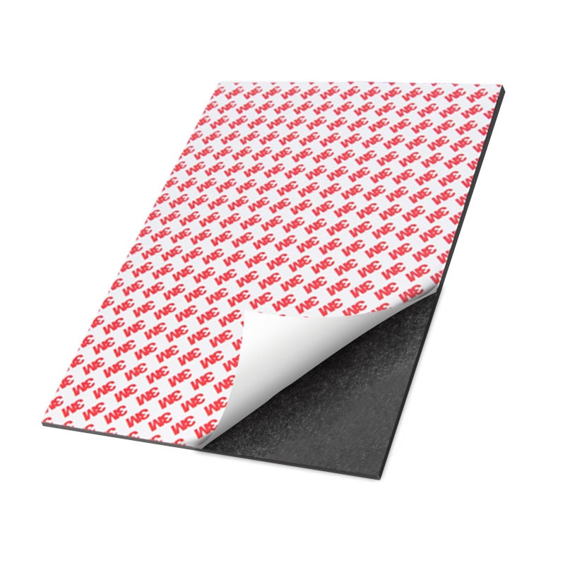 STTMGN High Energy 80 Mil Magnetic Sheet With 3M Adhesive Backing, 8.5x11 Inches Anisotropic Flexible Rubber Magnets (1 Piece) - Image 1