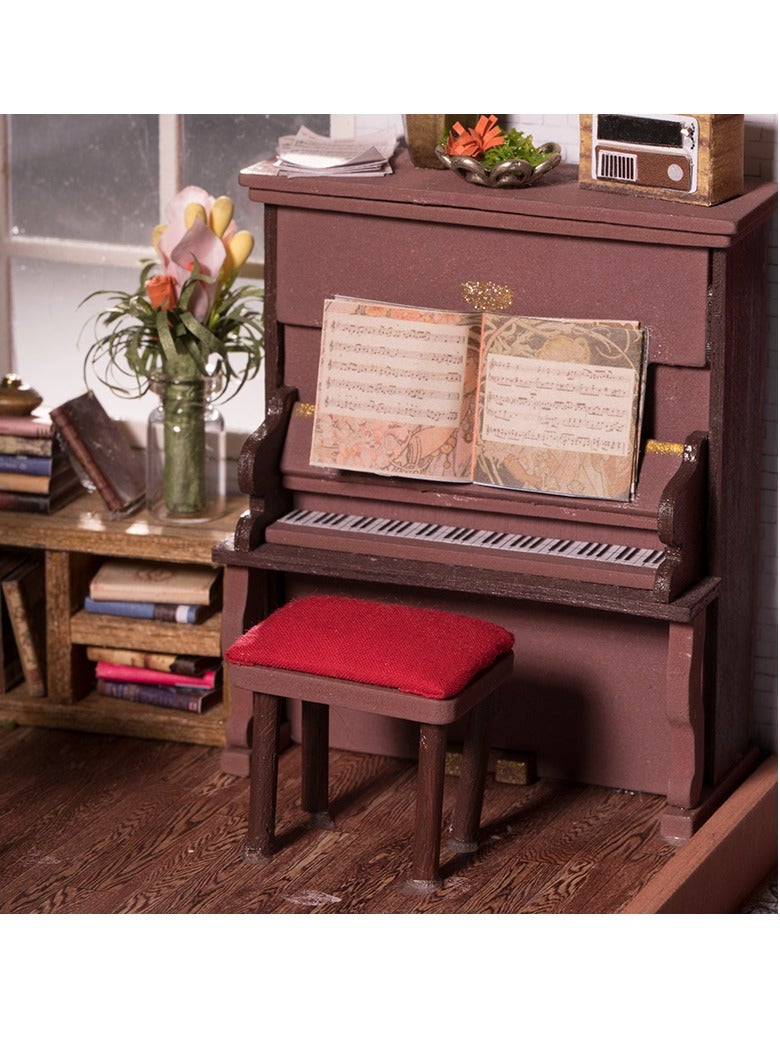 روبوتايم Rolife سيمون كوفي شوب DIY مصغرة دمية كيت DG109 ، الجمعية الدماغ دعابة 3D خشبية لغز DIY بناء نموذج الحرف اليدوية مجموعات ، فريدة من نوعها ديكور المنزل هدايا عيد ميلاد للمراهقين أو البالغين - Image 4