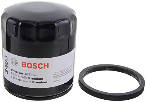 BOSCH 3483 Premium Oil Filter with FILTECH Filtration Technology Compatible with Select Cadillac ELR Chevrolet Volt - Image 1