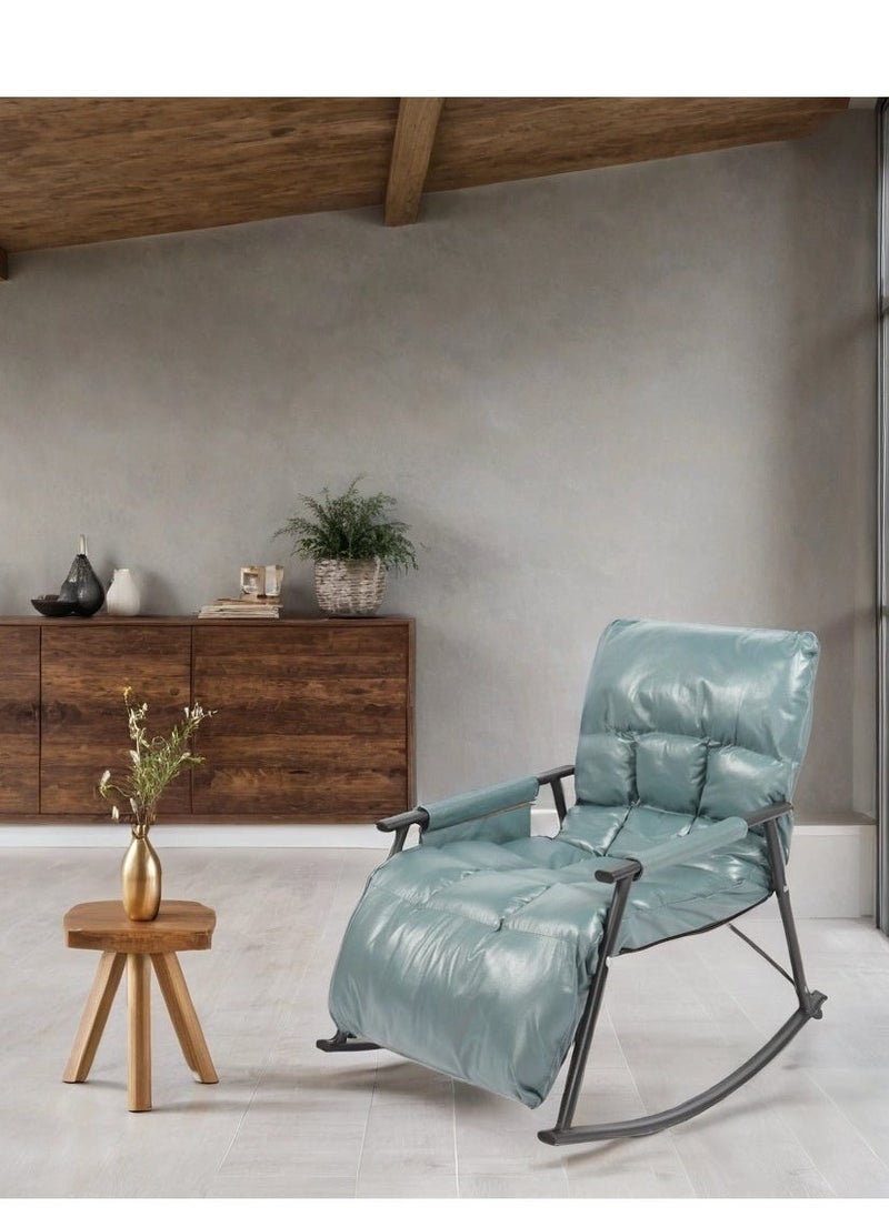 Modern Rocking Chair for Relaxation - Adjustable to 5 Positions, Perfect for Relaxing at Home or in the Garden