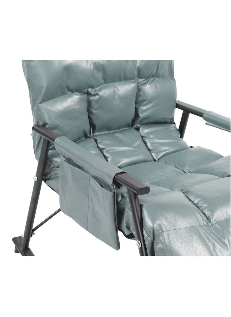 Modern Rocking Chair for Relaxation - Adjustable to 5 Positions, Perfect for Relaxing at Home or in the Garden