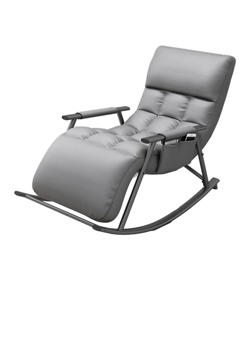 HOMEVEO - Modern Rocking Chair for Relaxation - Adjustable to 5 Positions, Perfect for Relaxing at Home or in the Garden - Image 1