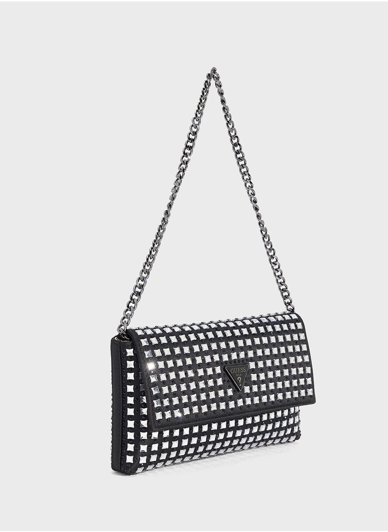 جس Zalina Flap Clutch  - Image 3