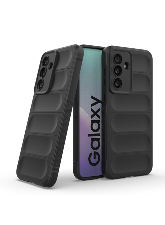 Case For Samsung Galaxy M56 5G  , - Shockproof Brushed Protection Cover - Heavy Duty Case With Ultra Protection For Camera Slip-Resistant - Black - Image 5