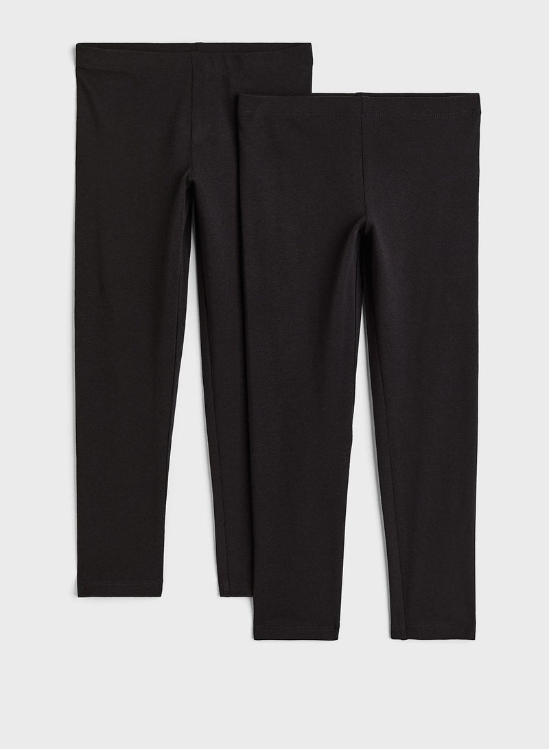 H&M Kids 2-Pack Leggings - Image 1