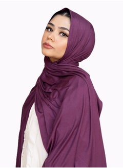 Perfectory PERFECTORY Soft Stretch Jersey Hijabs, Effortless Style and Comfort, Curated Collection- Royal Purple 