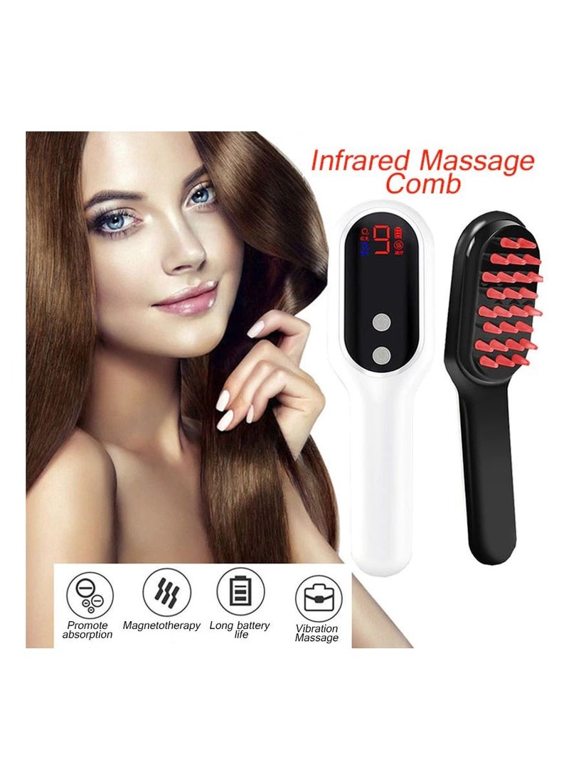 Generic Electric Hair Growth Comb Infrared Laser Hair Care Style Anti-Hair Loss Hair Red Light Treatment Head Massager Hair Brush  - Image 4