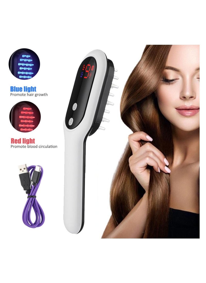 Generic Electric Hair Growth Comb Infrared Laser Hair Care Style Anti-Hair Loss Hair Red Light Treatment Head Massager Hair Brush  - Image 3