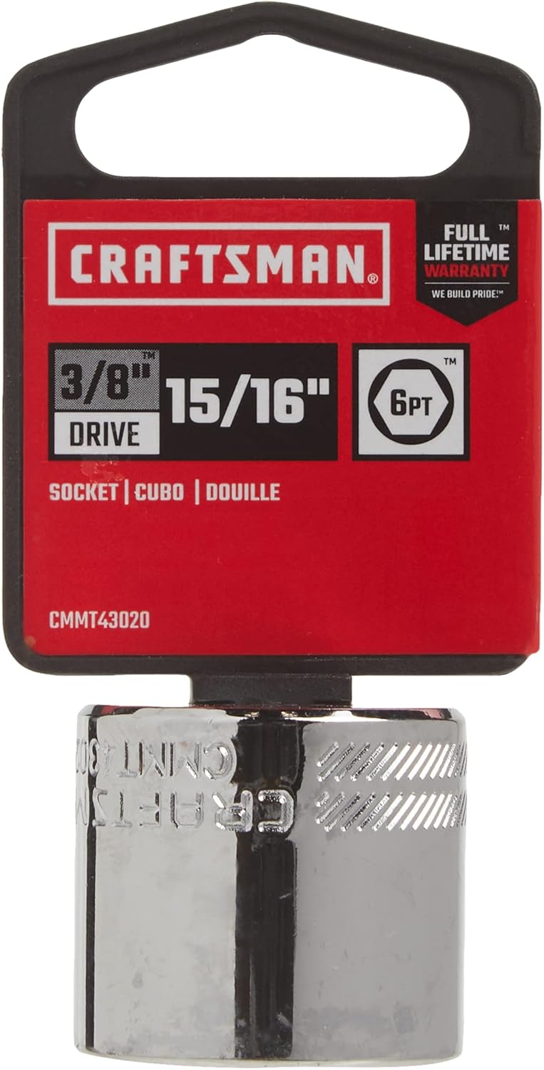 CRAFTSMAN CRAFTSMAN Shallow Socket SAE 38Inch Drive 1516Inch 6Point CMMT43020  - Image 2