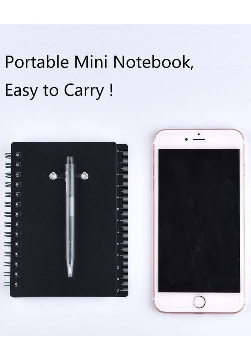 4 Pcs Spiral Notebooks with Pen, Sticky Notes & Page Markers - Perfect for Office & School Planning