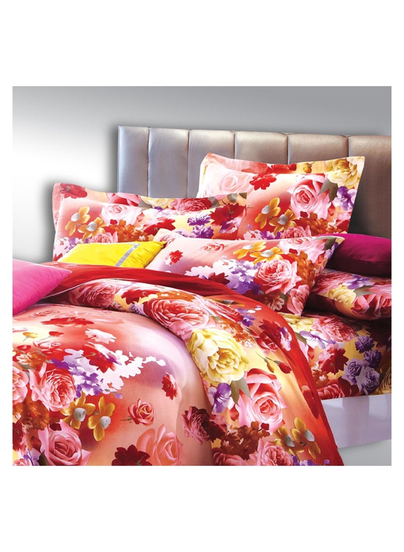 فاميلي بيد لحاف  قطن ساتان 2 قطع مقاس 180×240 سم موديل 4019 من فاميلي بد - Image 3