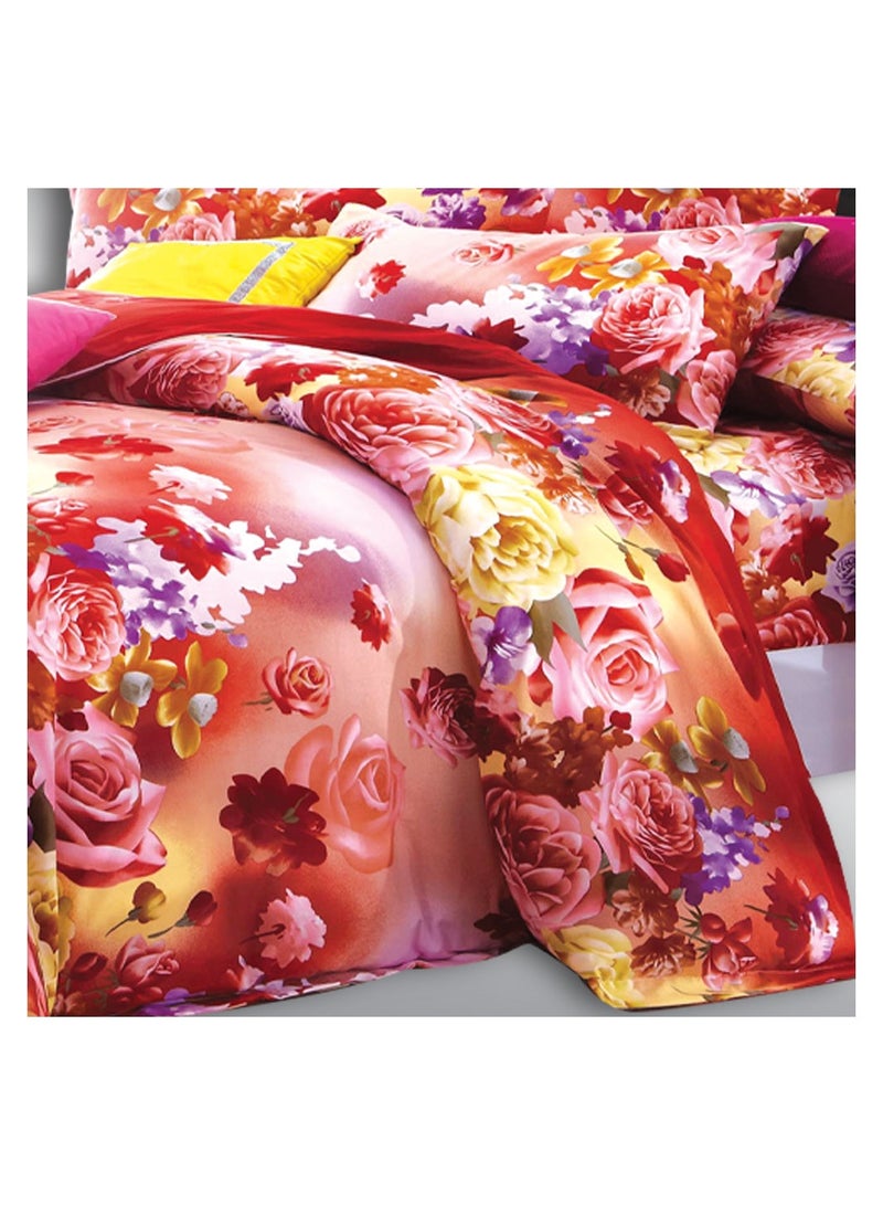 فاميلي بيد لحاف  قطن ساتان 2 قطع مقاس 180×240 سم موديل 4019 من فاميلي بد - Image 5