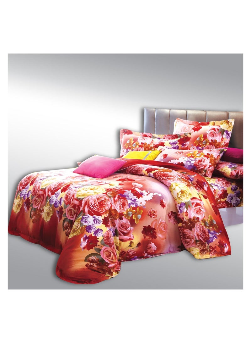 فاميلي بيد لحاف  قطن ساتان 2 قطع مقاس 180×240 سم موديل 4019 من فاميلي بد - Image 2