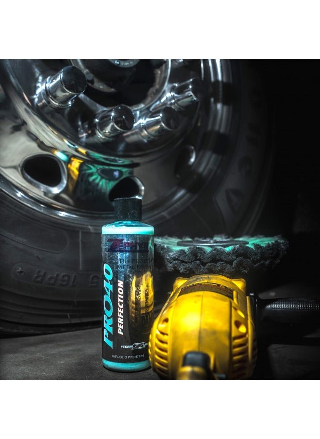 ZEPHYR Zephyr Pro-40 The Perfect Metal Polish. for Chrome, Stainless Steel, Aluminum, Brass, Copper, Silver and Magnesium, Made in U.S.A. (8oz)  - Image 4