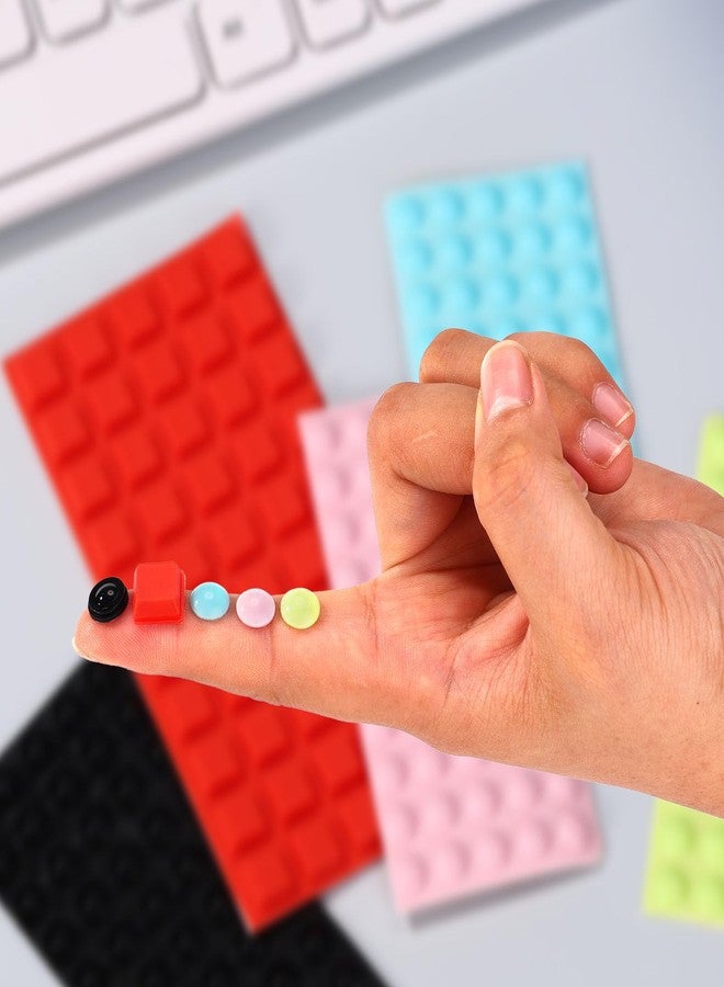 Tinoaly 250pcs Visually Impaired Bump Dots, Silicone Assorted Colors & Sizes Vision Impaired Bump Dots Braille Blind Products Gadgets Spots Markers Stickers for Adults Blind Low Vision & Elderly - Image 4