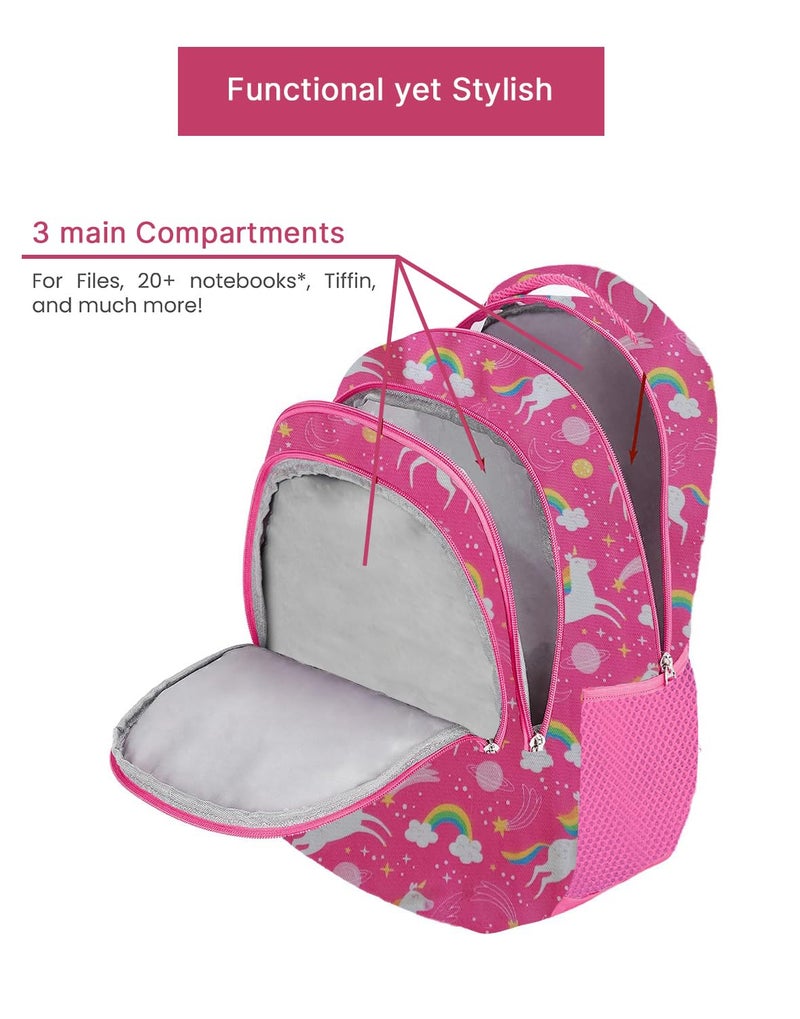 Frantic Printed 20 L School Backpack/Kids School Bag Class 1 to 5 For School Going Boys & Girls - Image 4