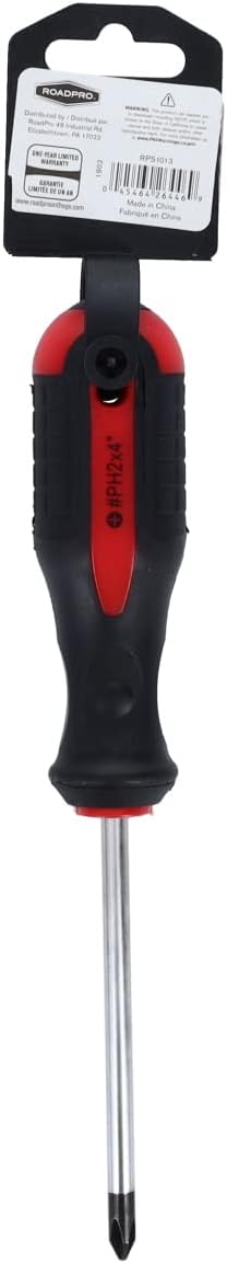 RoadPro RPS10132 4 Inch Phillips Head Screwdriver - Image 3