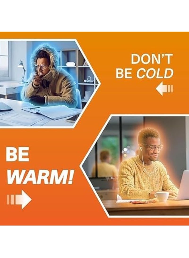 دفايات اليد، 10 عبوات، دفايات كبيرة جدًا لليدين والجسم مع مواد لاصقة، تدفئة لمدة 10 ساعات - دفايات جيب محمولة، وسادات ساخنة يمكن التخلص منها للتخييم وتدفئة اليد لفصل الشتاء والتزلج في الهواء الطلق والمشي لمسافات طويلة - Image 2