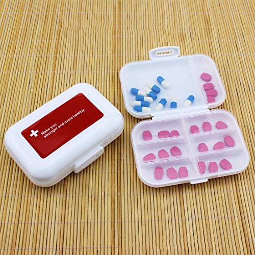 Dayalu Tablet Pill Organizer Box With Snap Lids | 7-Day AM/PM | Large Compartments For Bigger Pills (2 Pcs) - Image 2