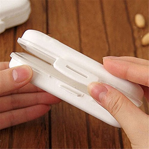 Dayalu Tablet Pill Organizer Box With Snap Lids | 7-Day AM/PM | Large Compartments For Bigger Pills (2 Pcs) - Image 3