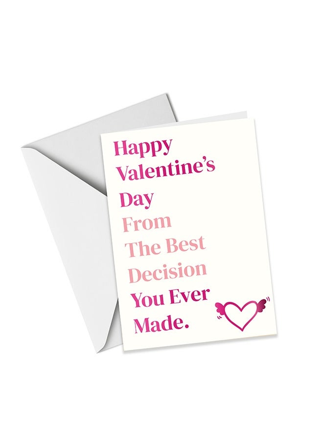 شير ذا لوف  من أفضل قرار اتخذته في حياتك - بطاقة عيد الحب - طريقة ممتعة ورومانسية لمشاركة حبك في عيد الحب - Image 1