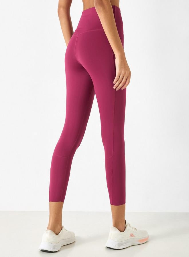 كابا بنطلون ليقنز سادة بخصر مطّاطي وجيوب من كابا - Image 3